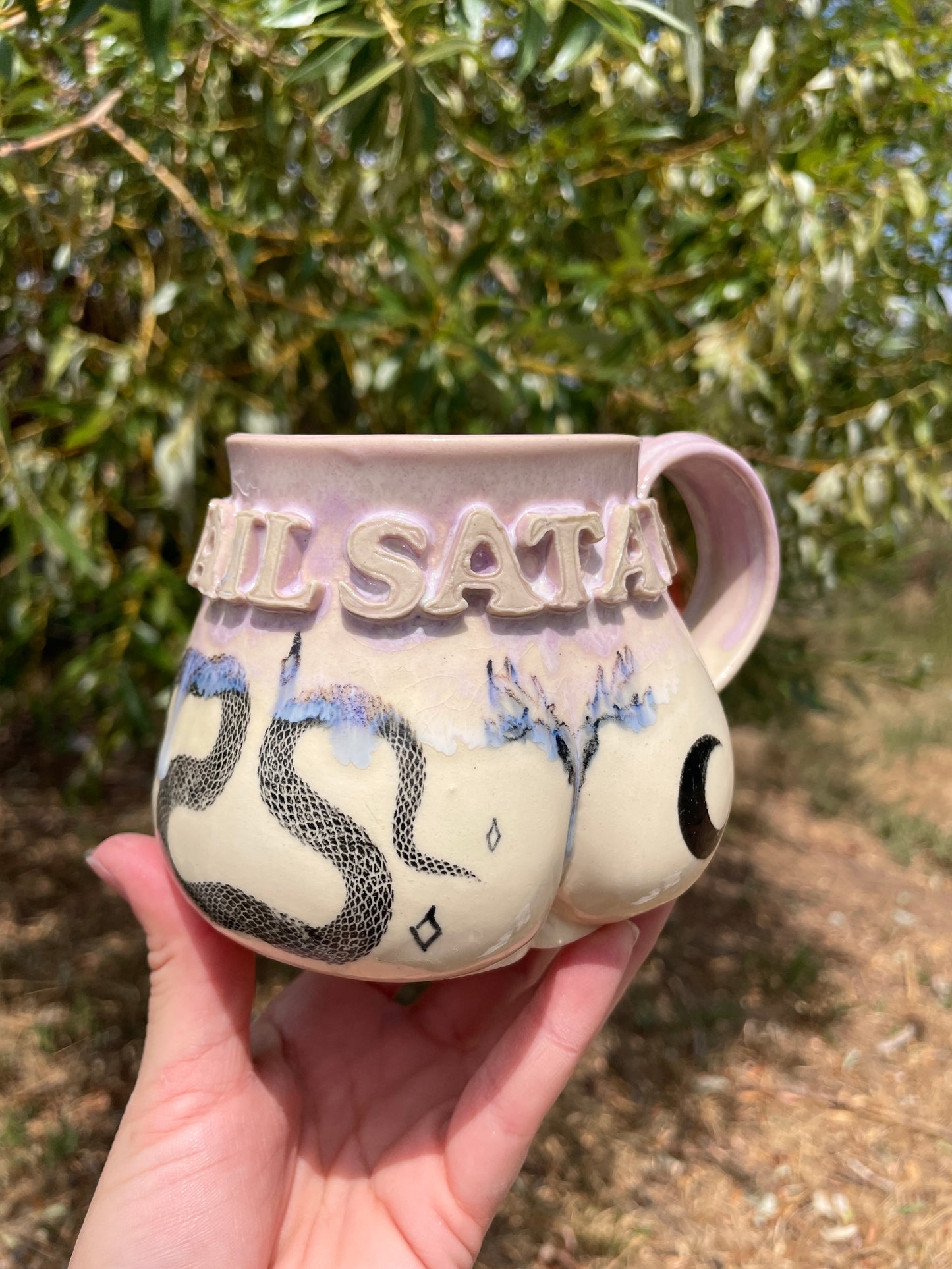 Hail Satan Butt Mug No. 2