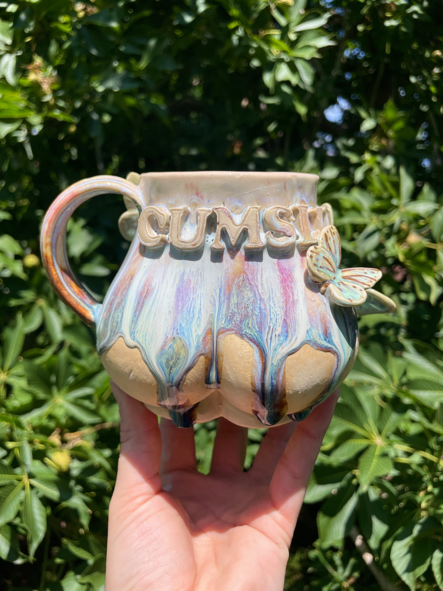 Cum Slut Butterfly Mug