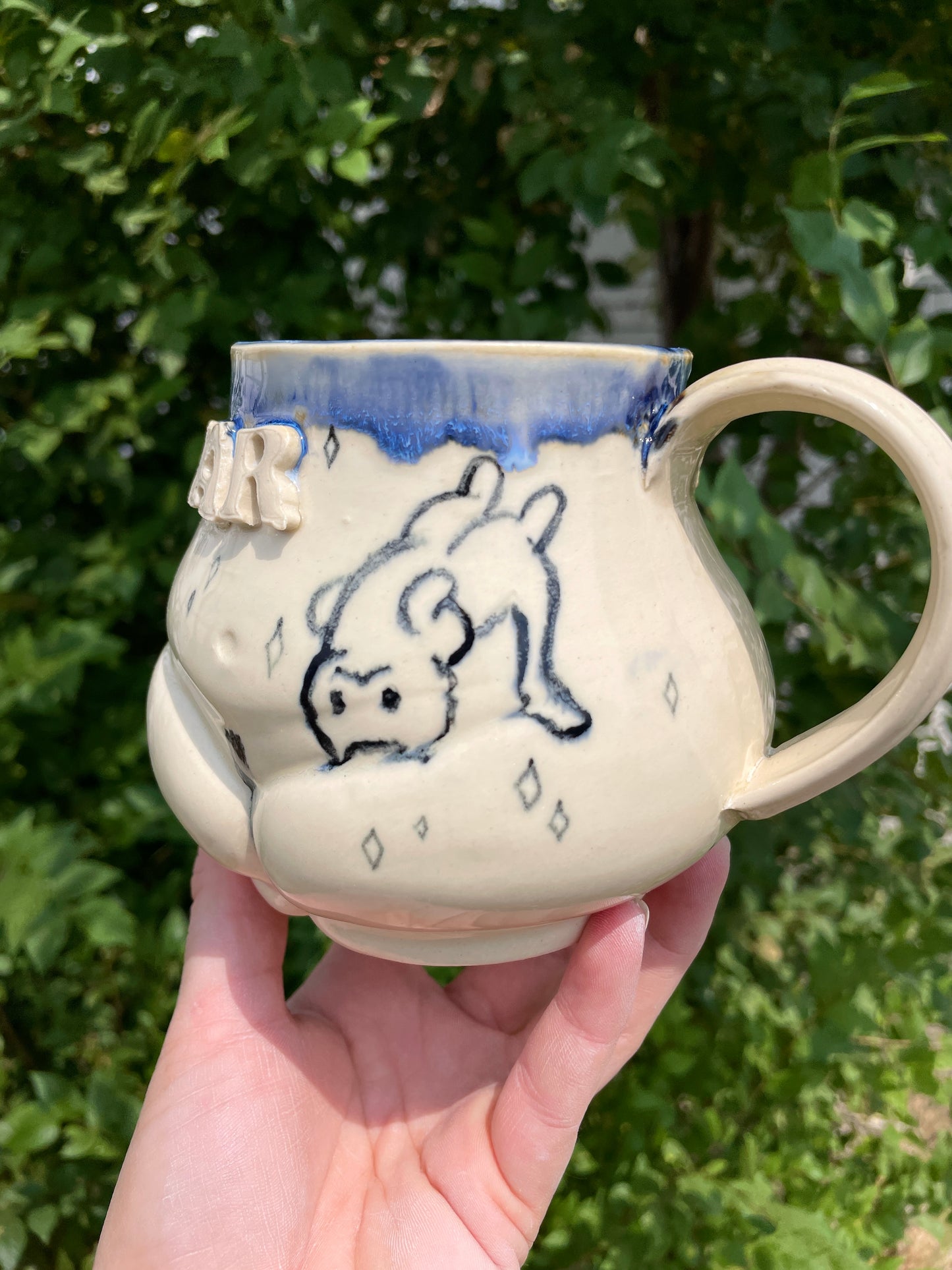 Cats Not War Butt Mug