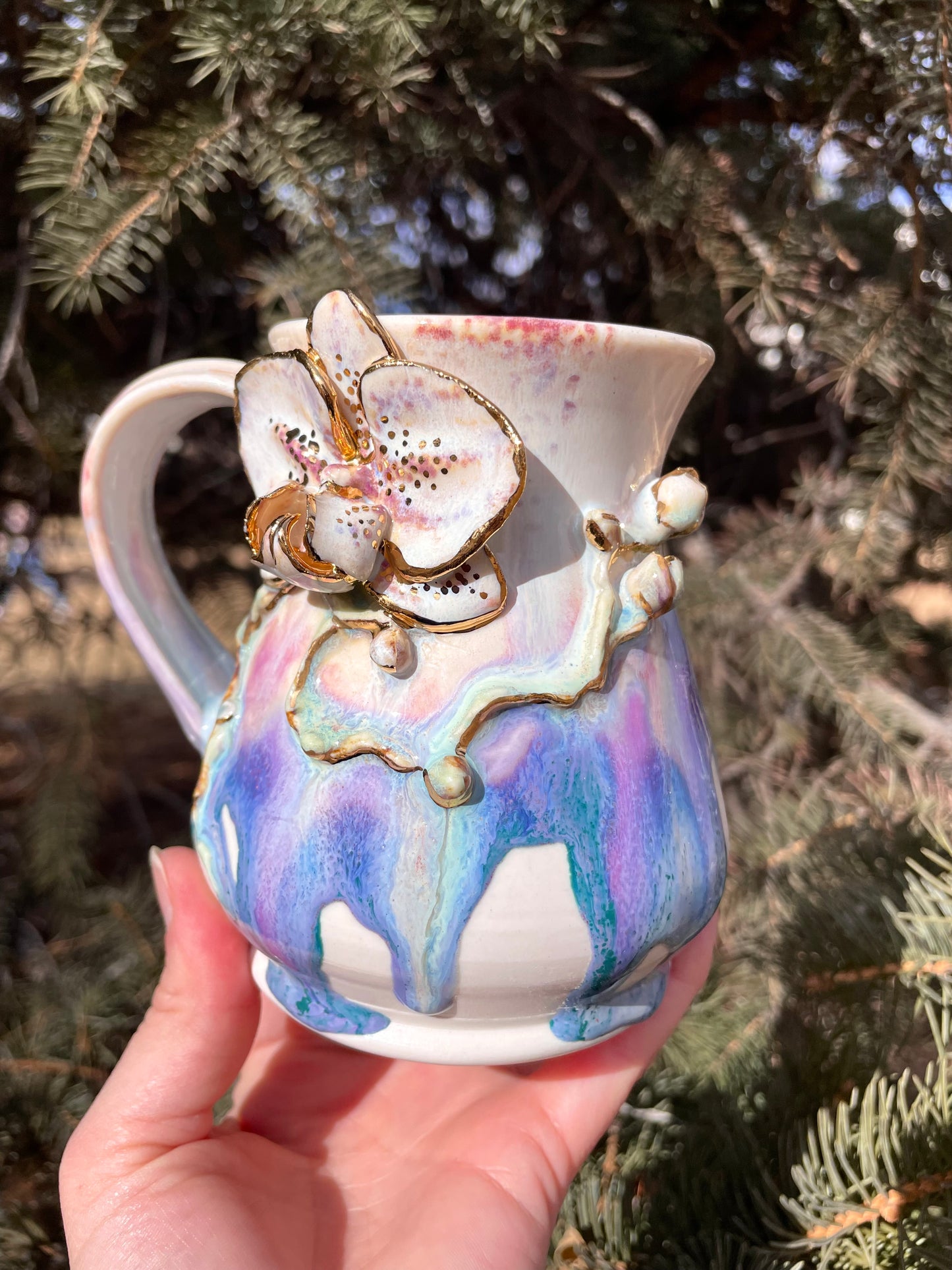 Orchid Mug