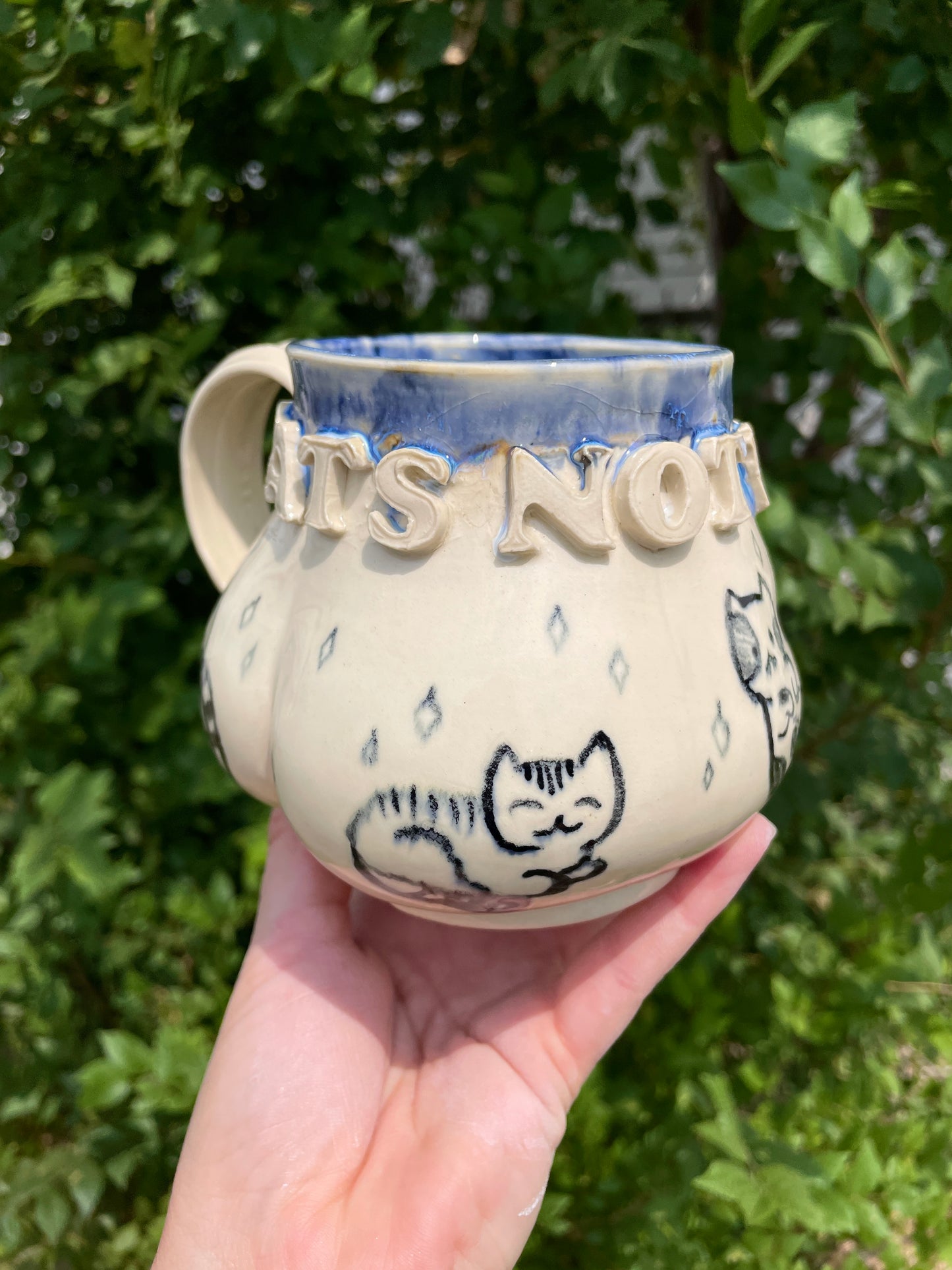 Cats Not War Butt Mug