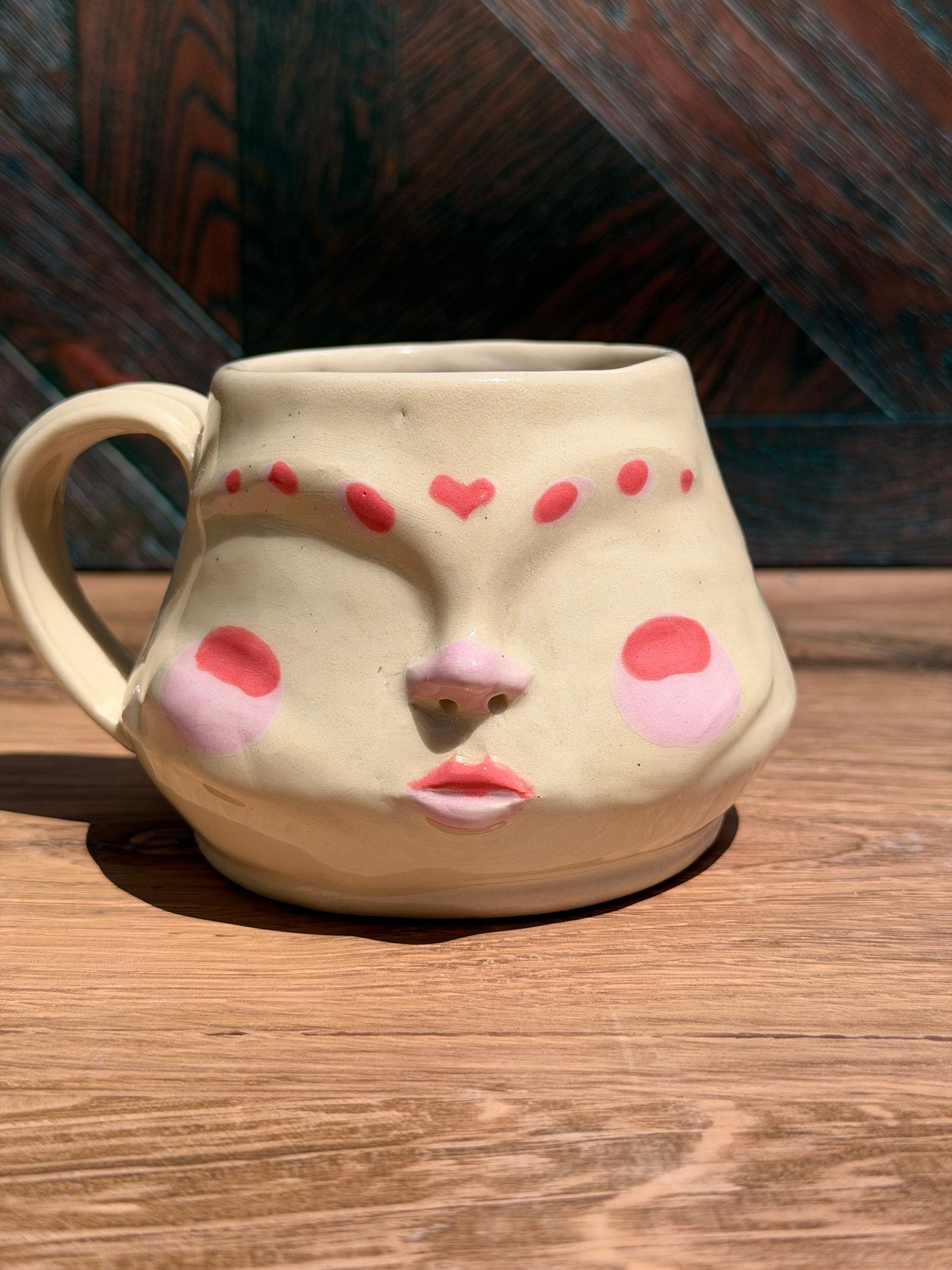 Painted Face Mug No. 15