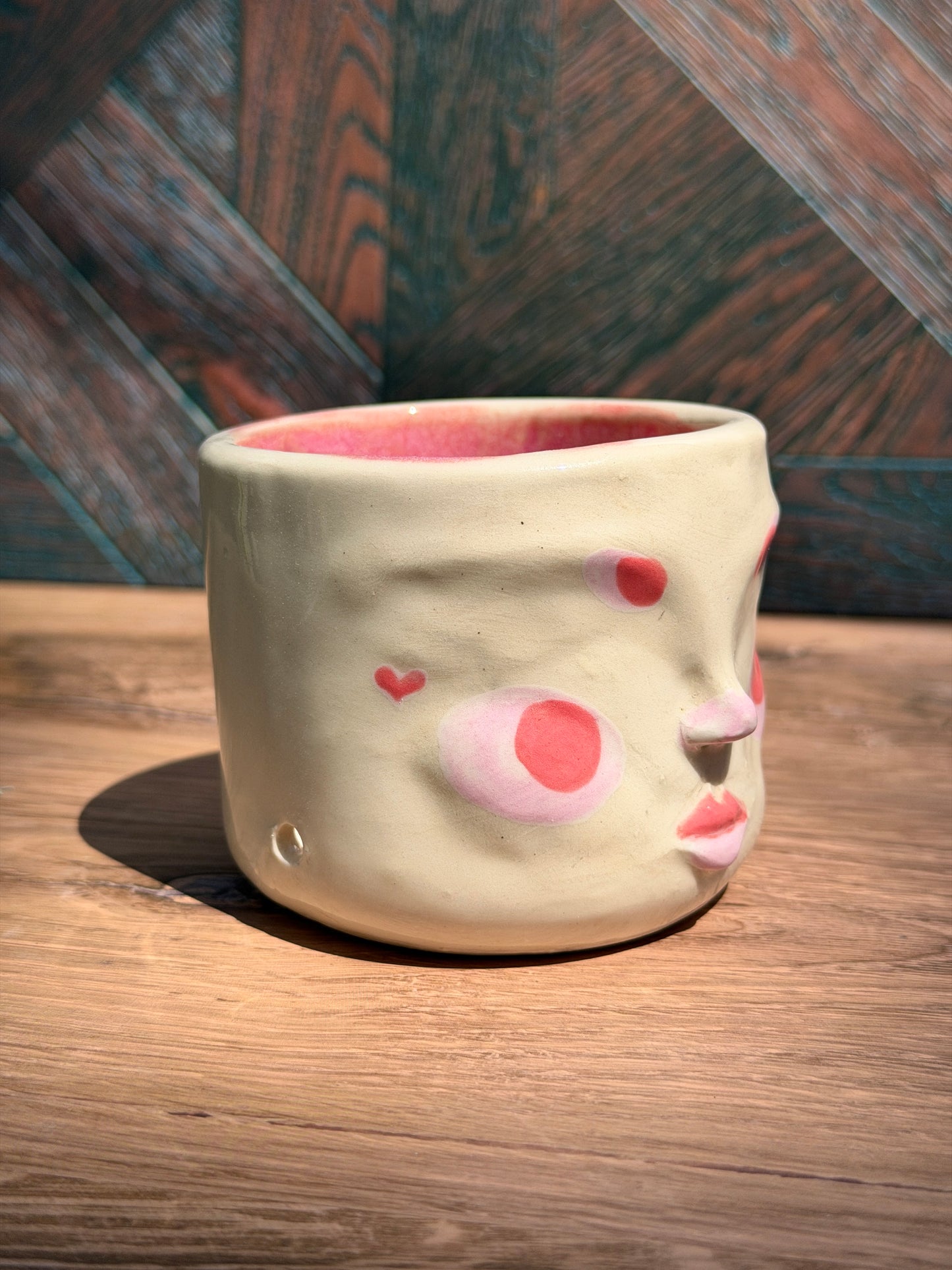 Painted Face Planter No. 10