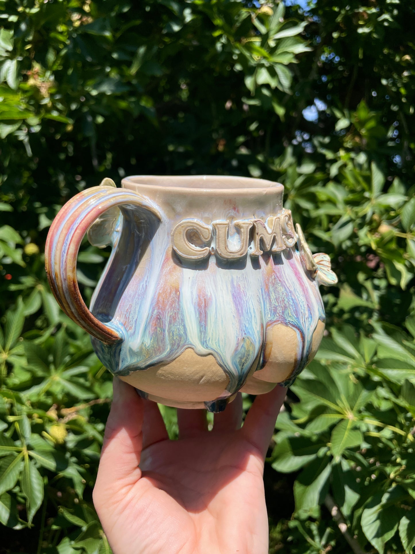 Cum Slut Butterfly Mug