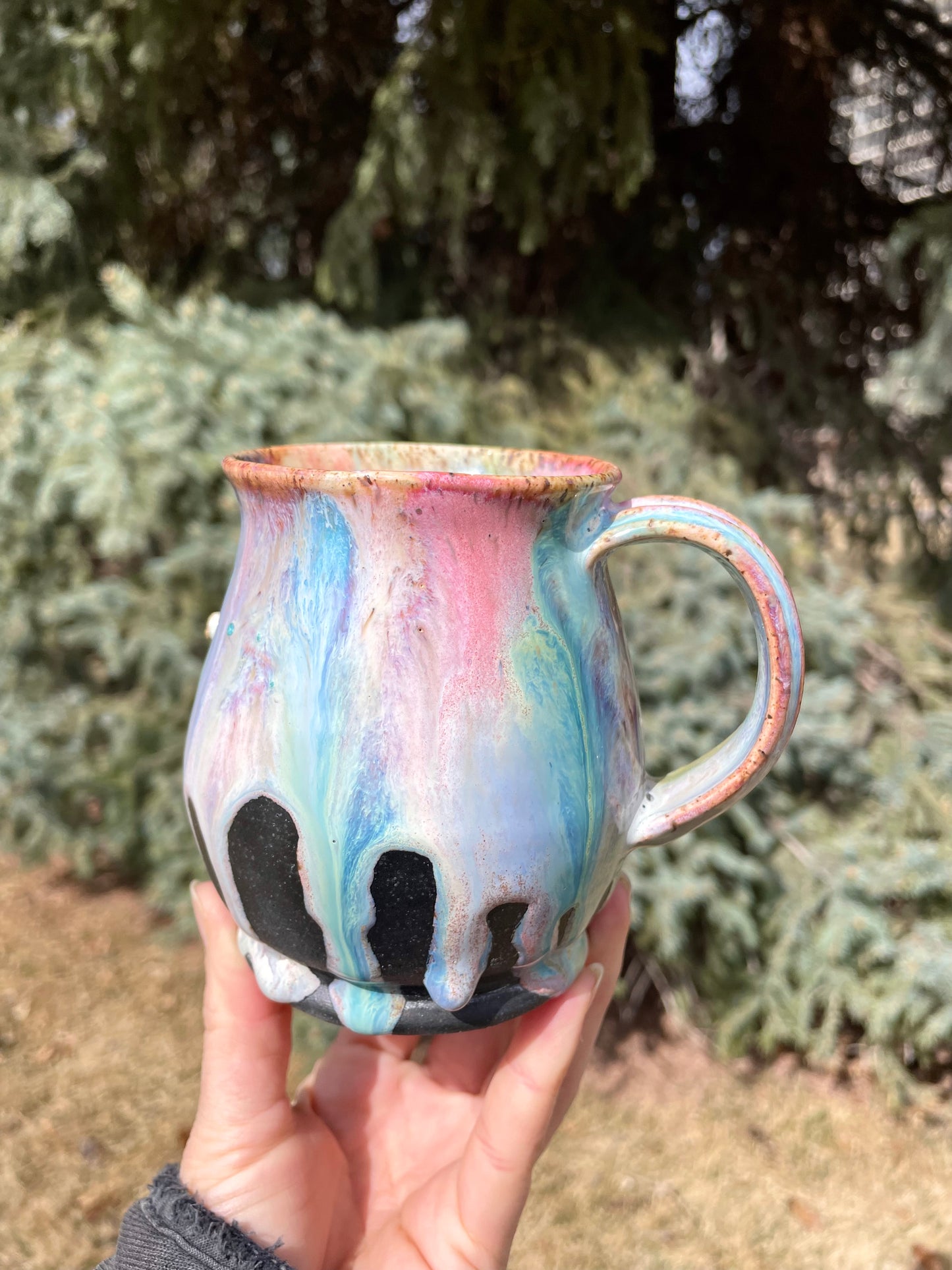 Cum Slut Mug: Black Rainbow Edition