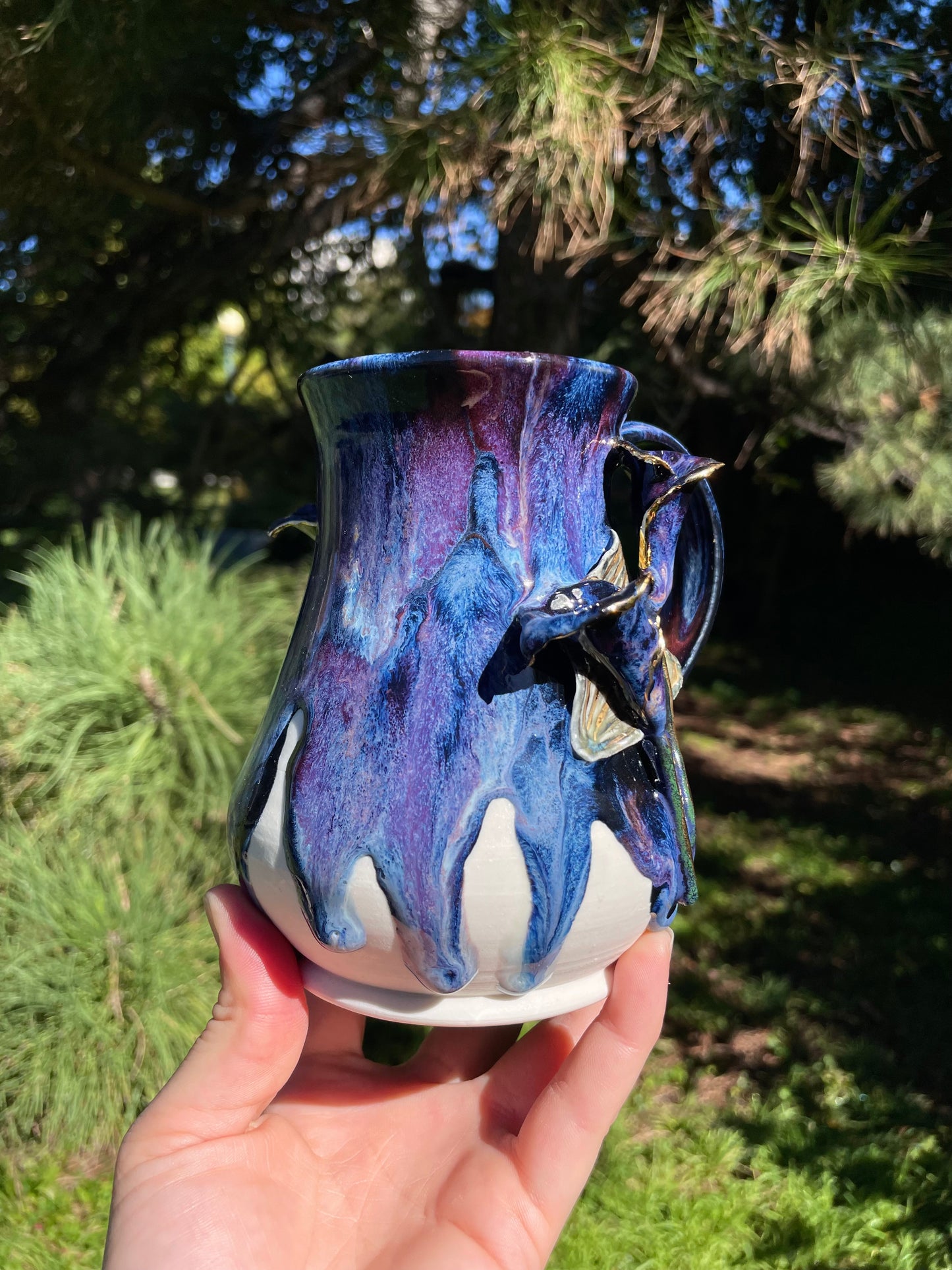 Black Star Calla Lily Mug