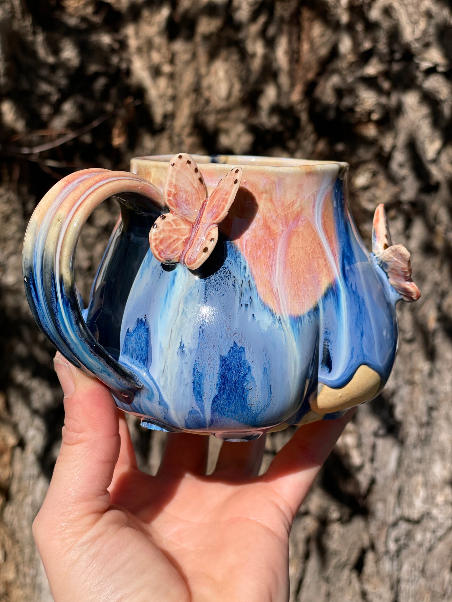 Pastel Goth Butterfly Butt Mug
