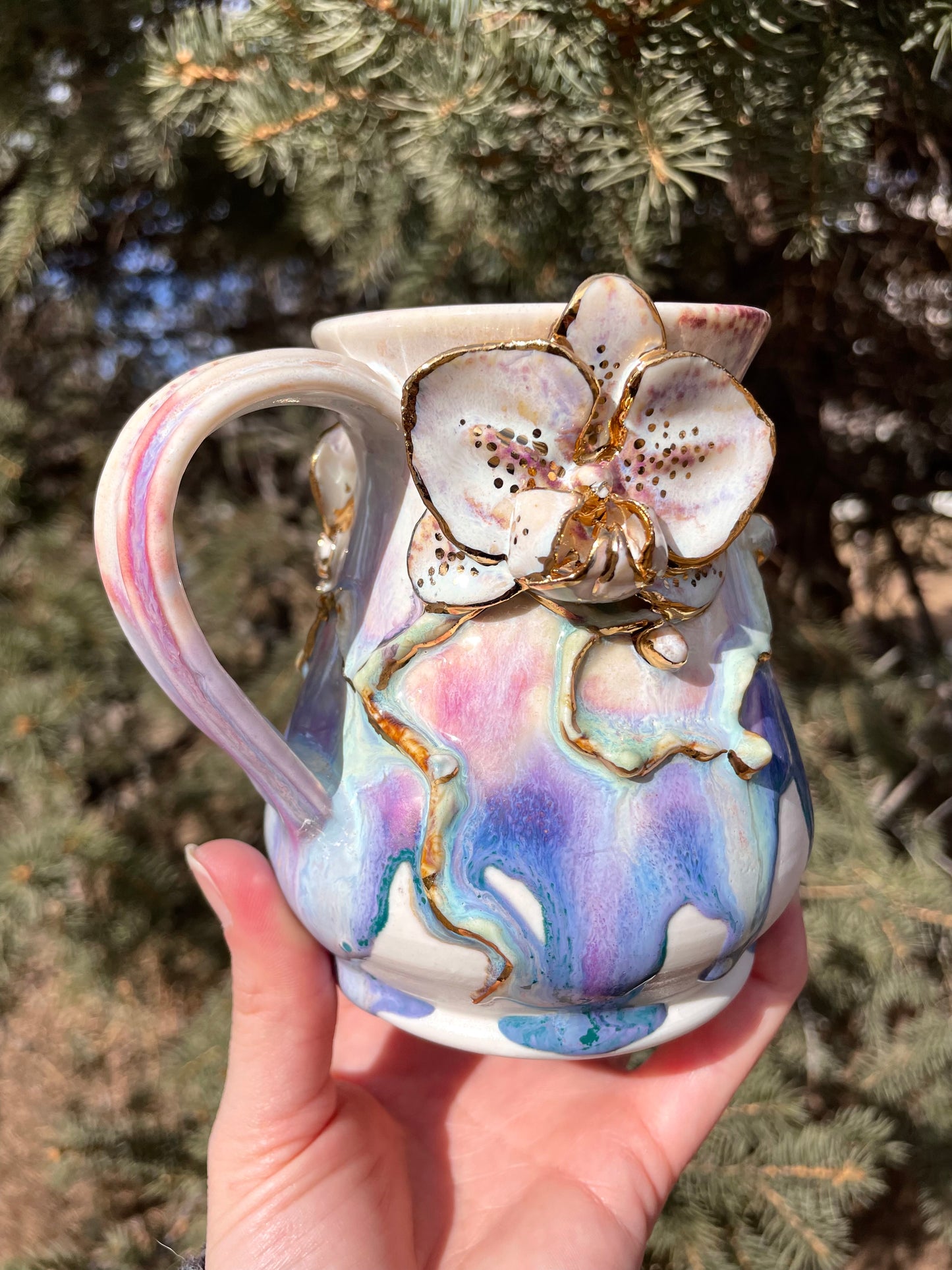 Orchid Mug