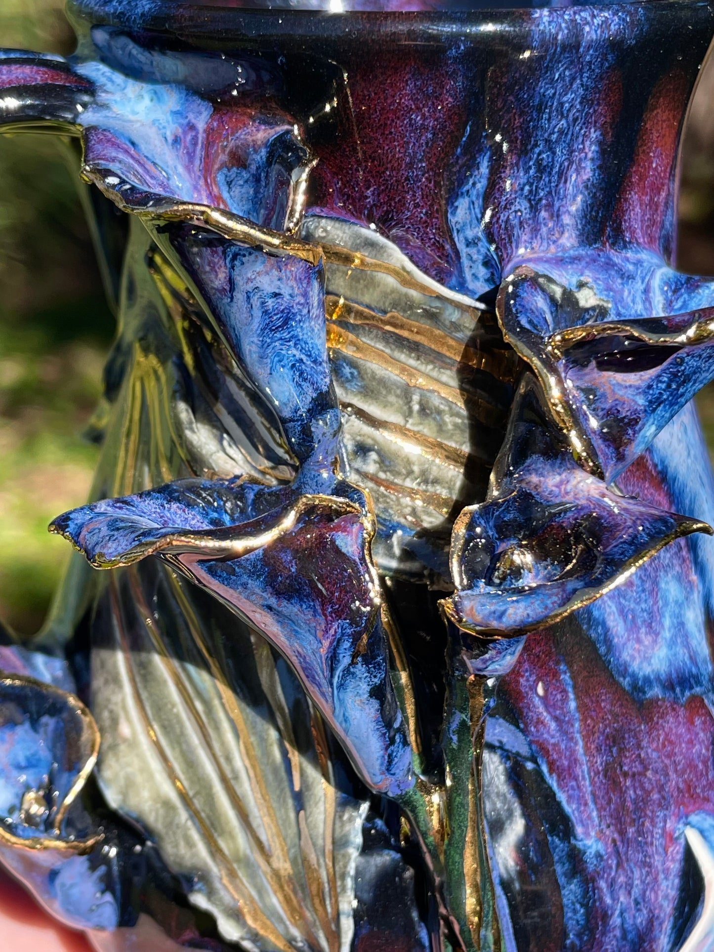 Black Star Calla Lily Mug