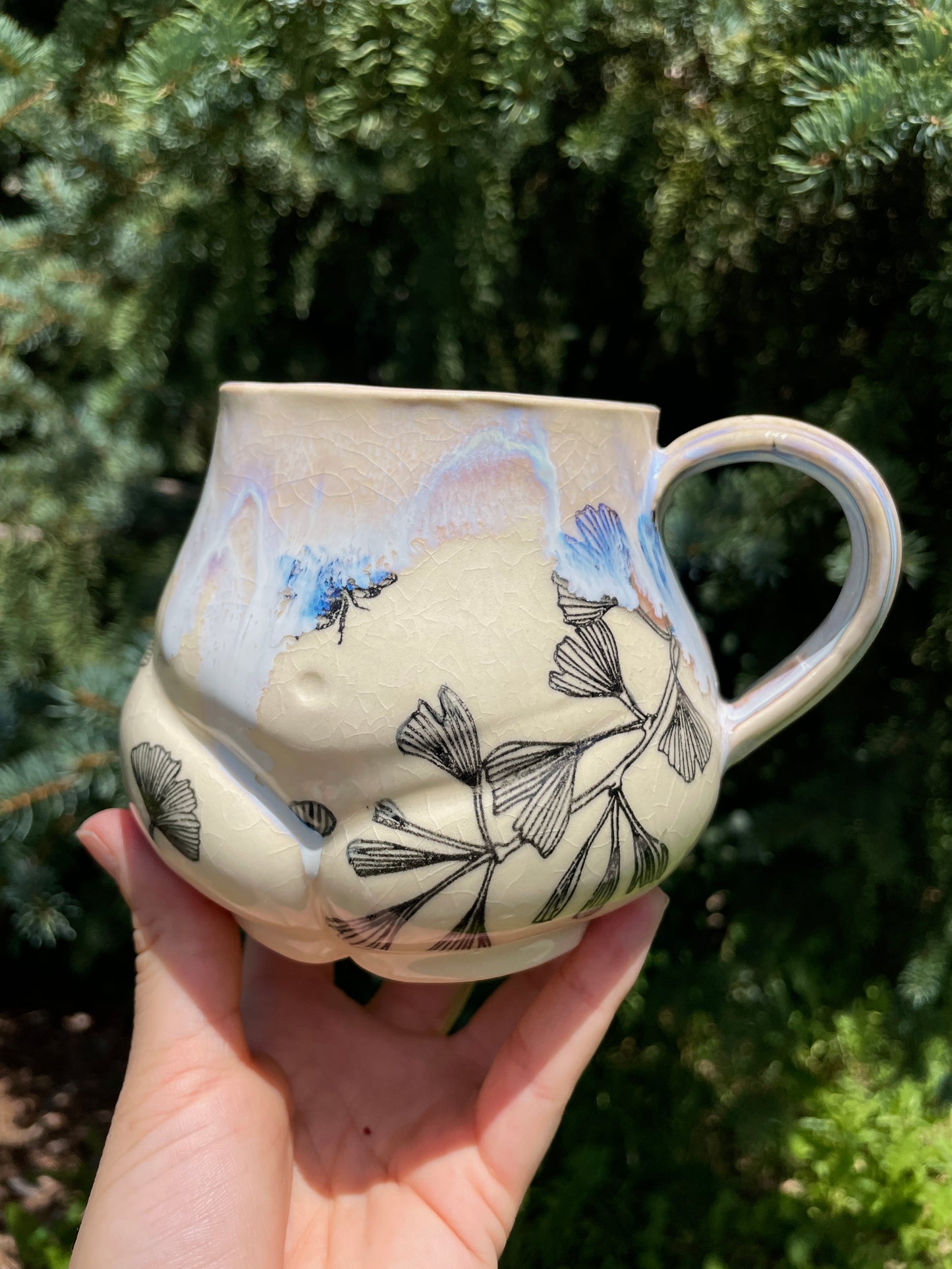 Ginkgo Butt Mug