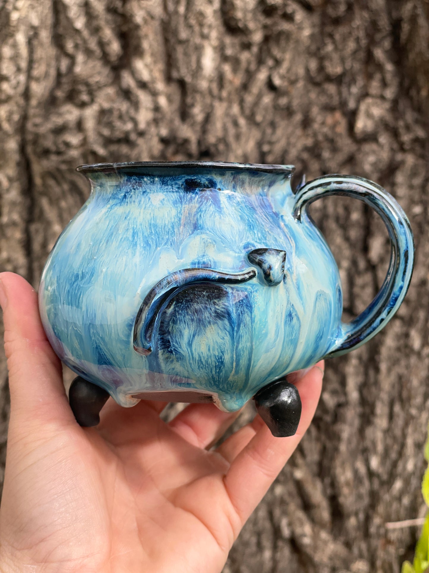 Hail Satan Horns Cauldron No. 3