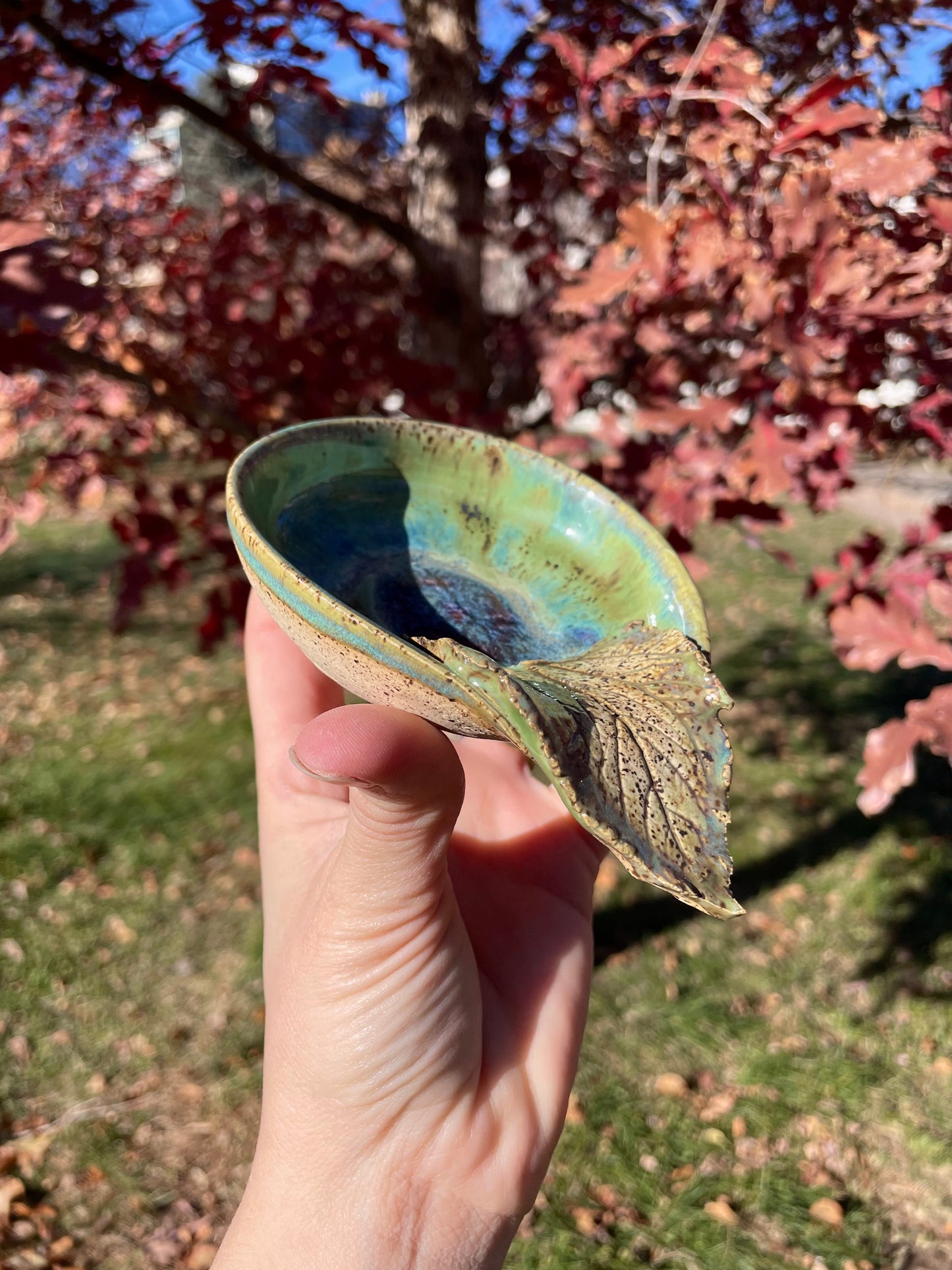 Leaf Spoon Rest No. 3