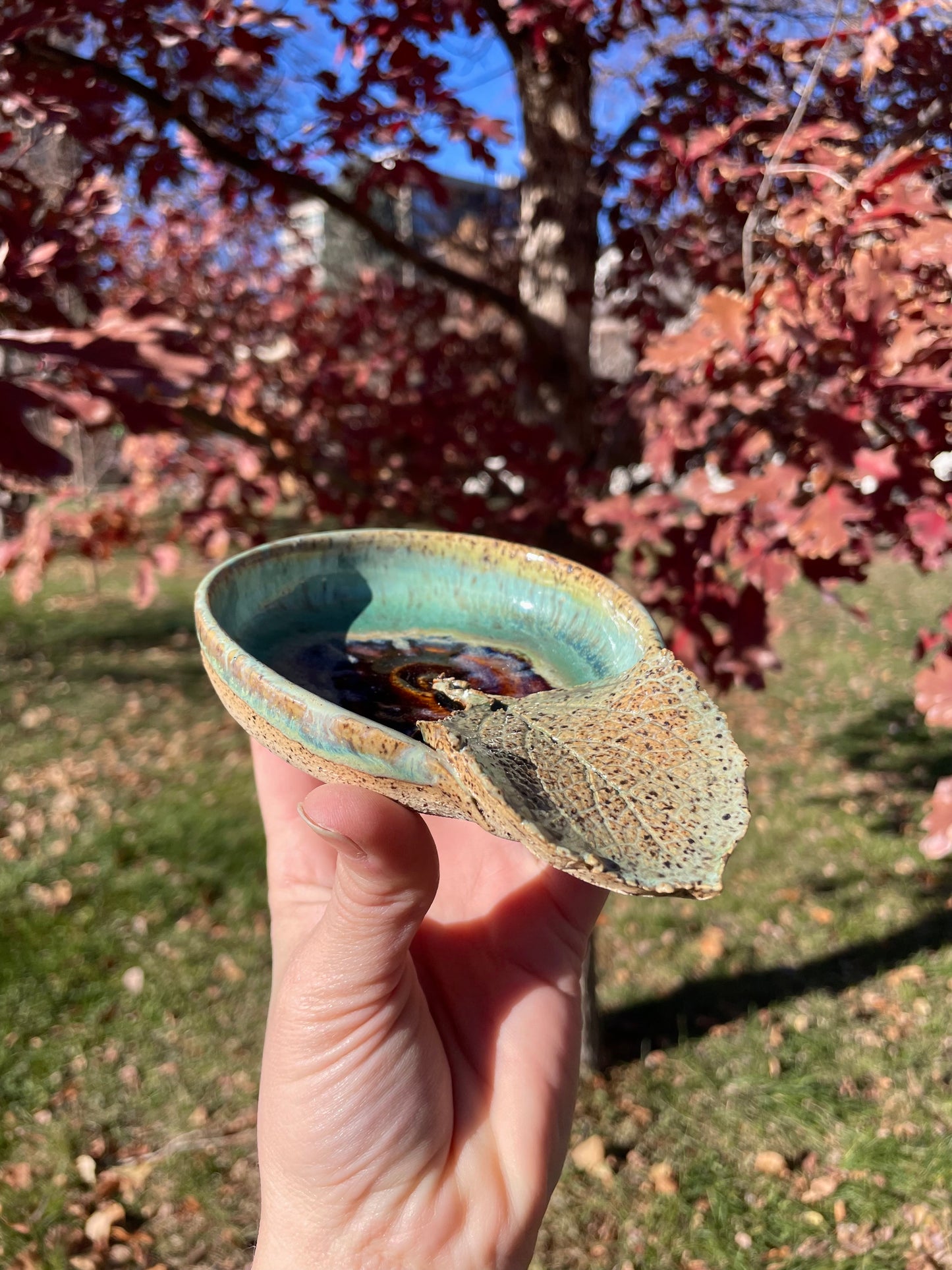 Leaf Spoon Rest No. 6