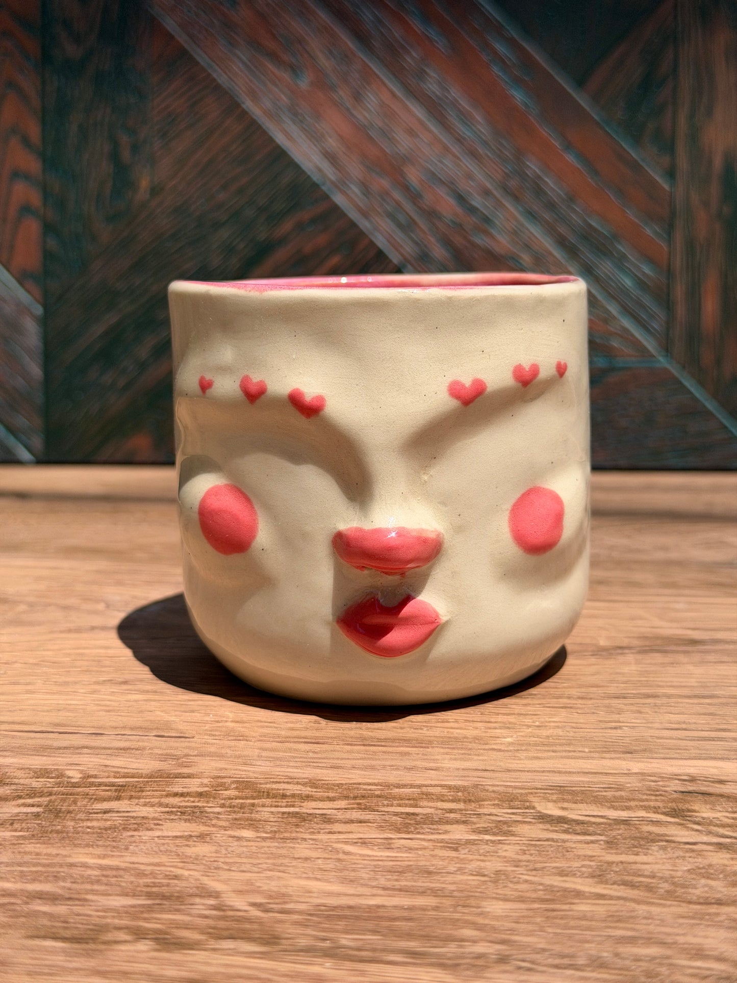 Painted Face Planter No. 5