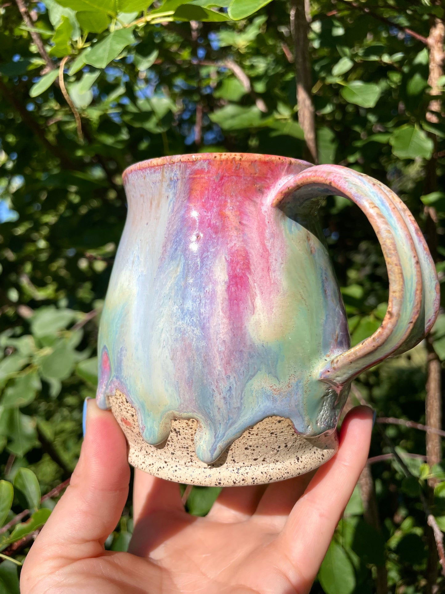 Rainbow Hearts Mug