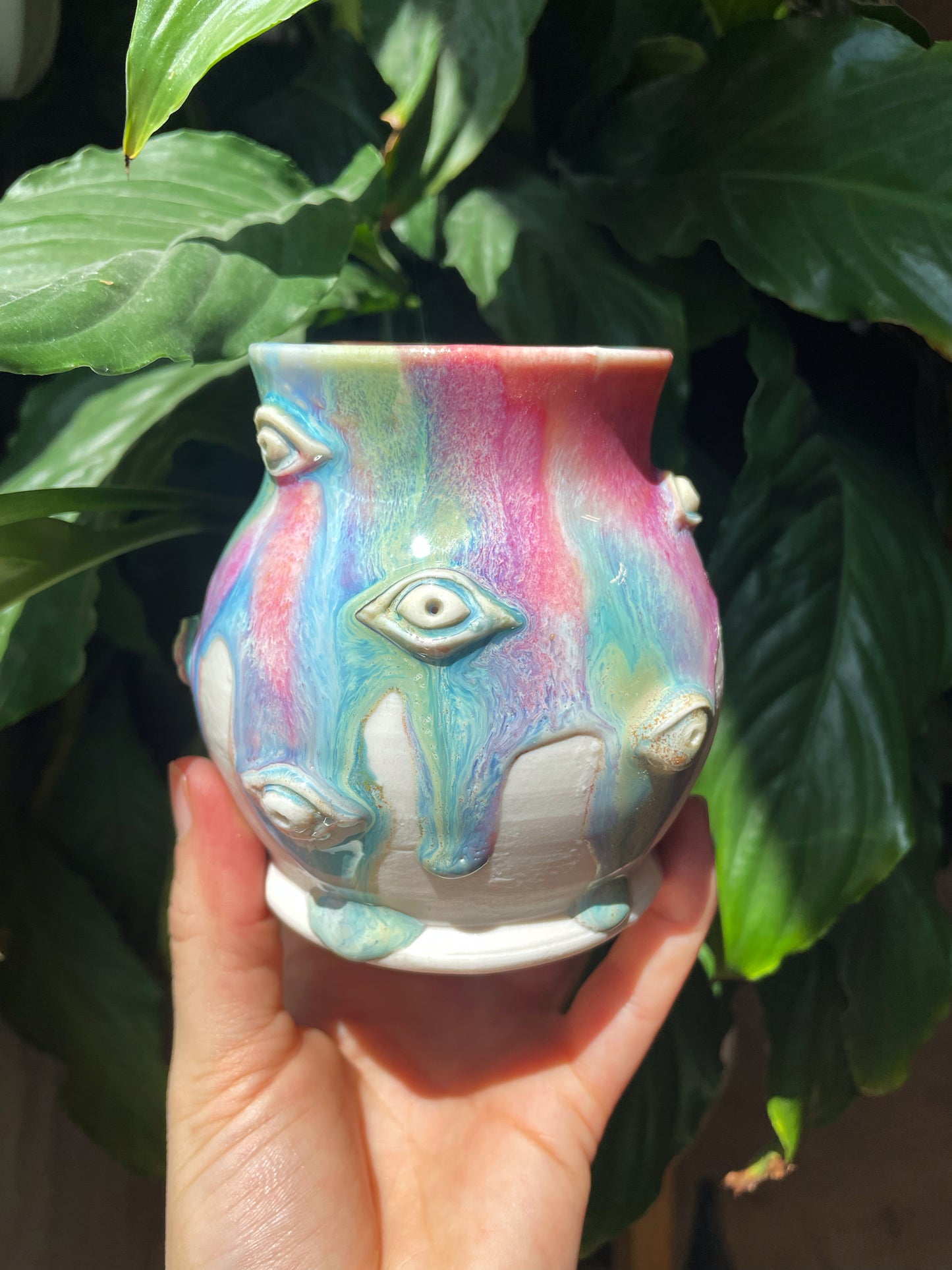 Rainbow Eyeball Mug