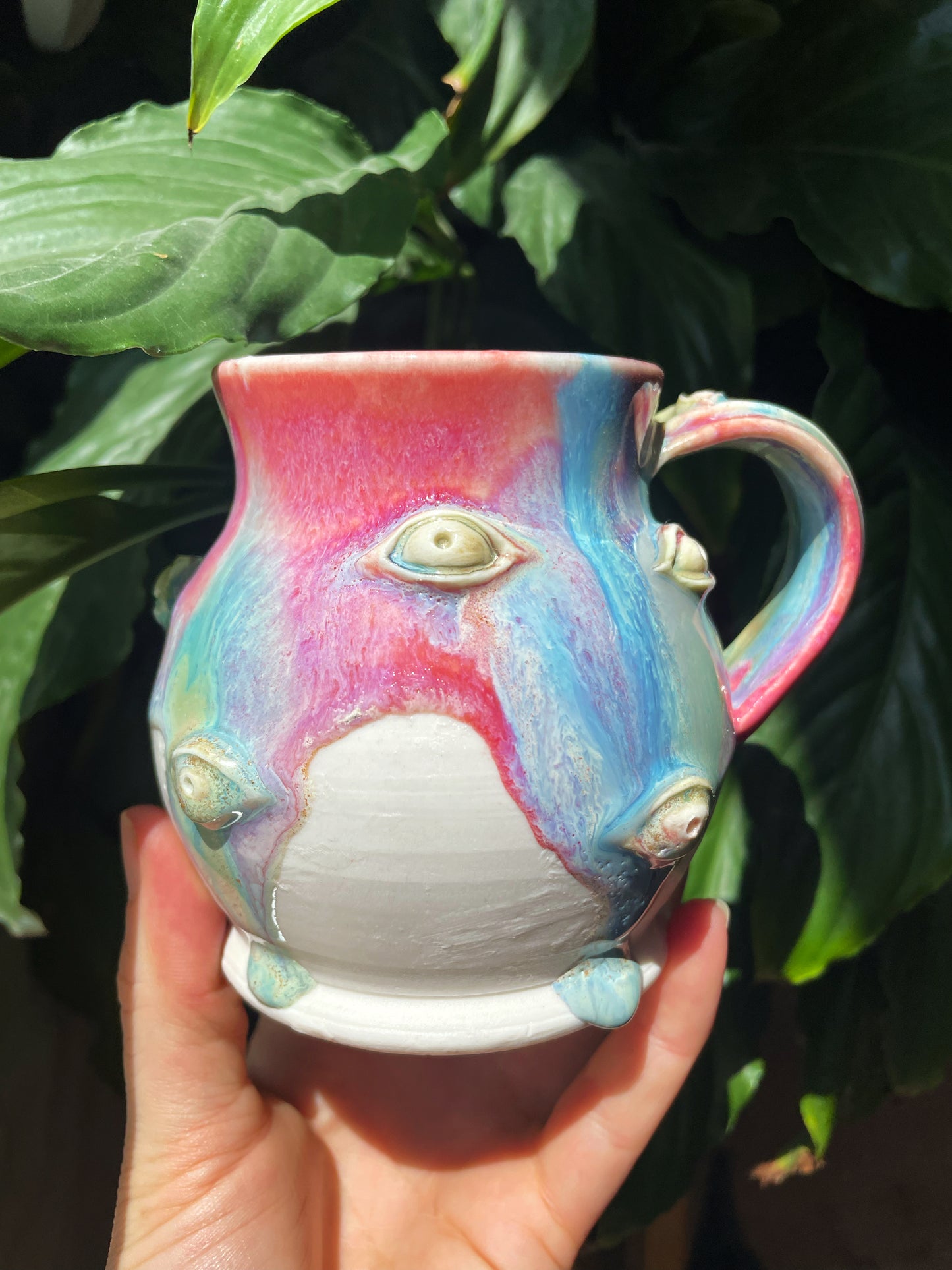 Rainbow Eyeball Mug