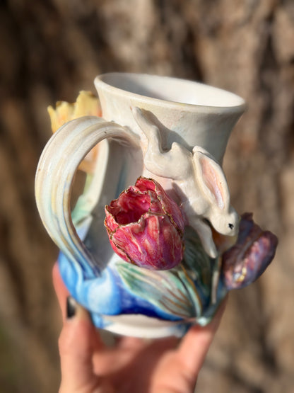 White Rabbit Mug