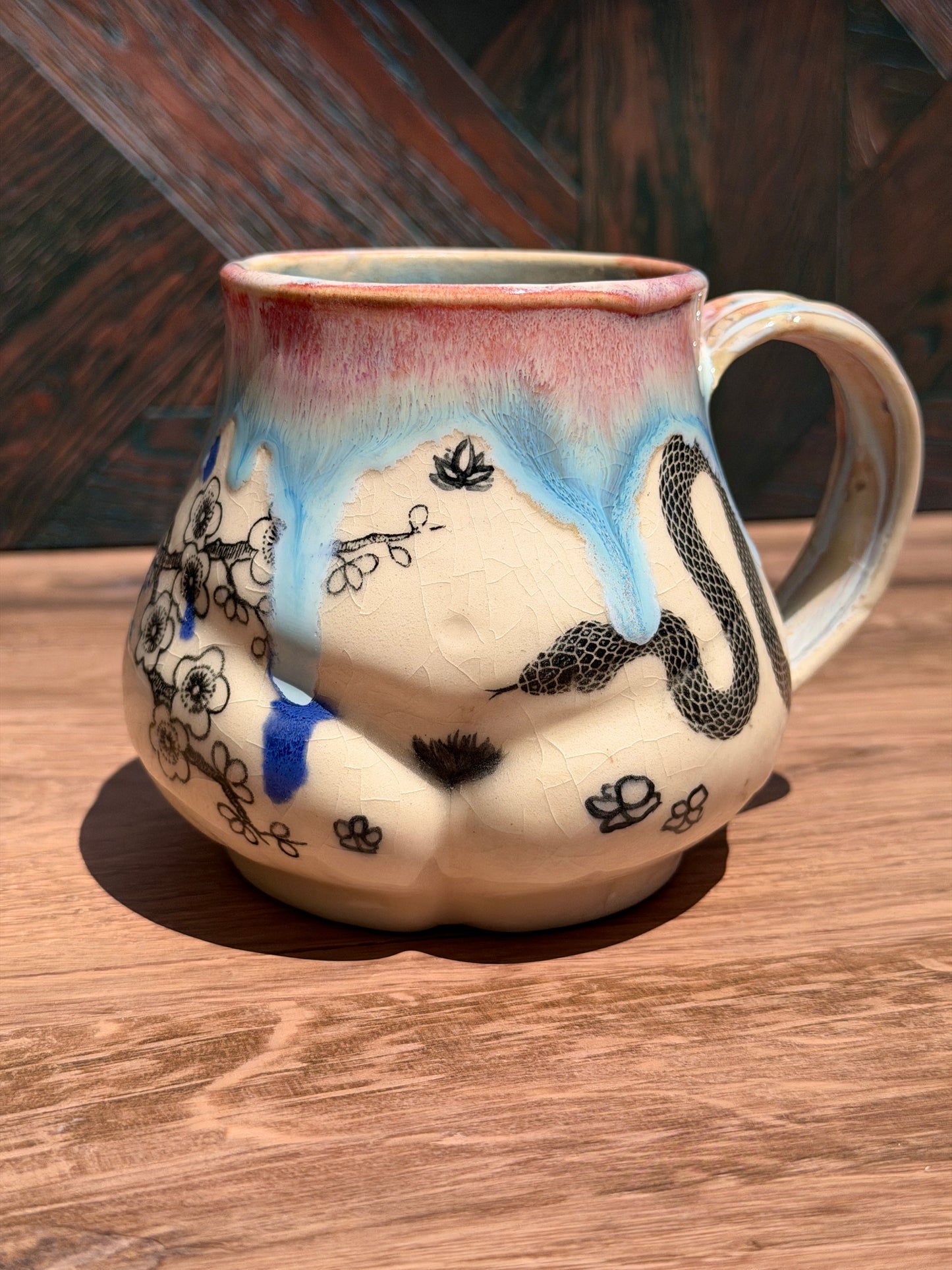 Cherry Blossom Butt Mug No. 5
