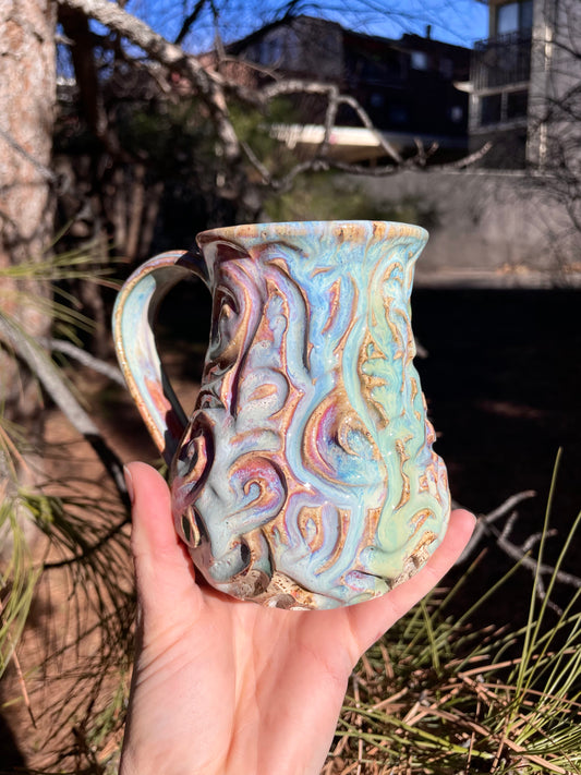 Carved Rainbow Stein No. 2