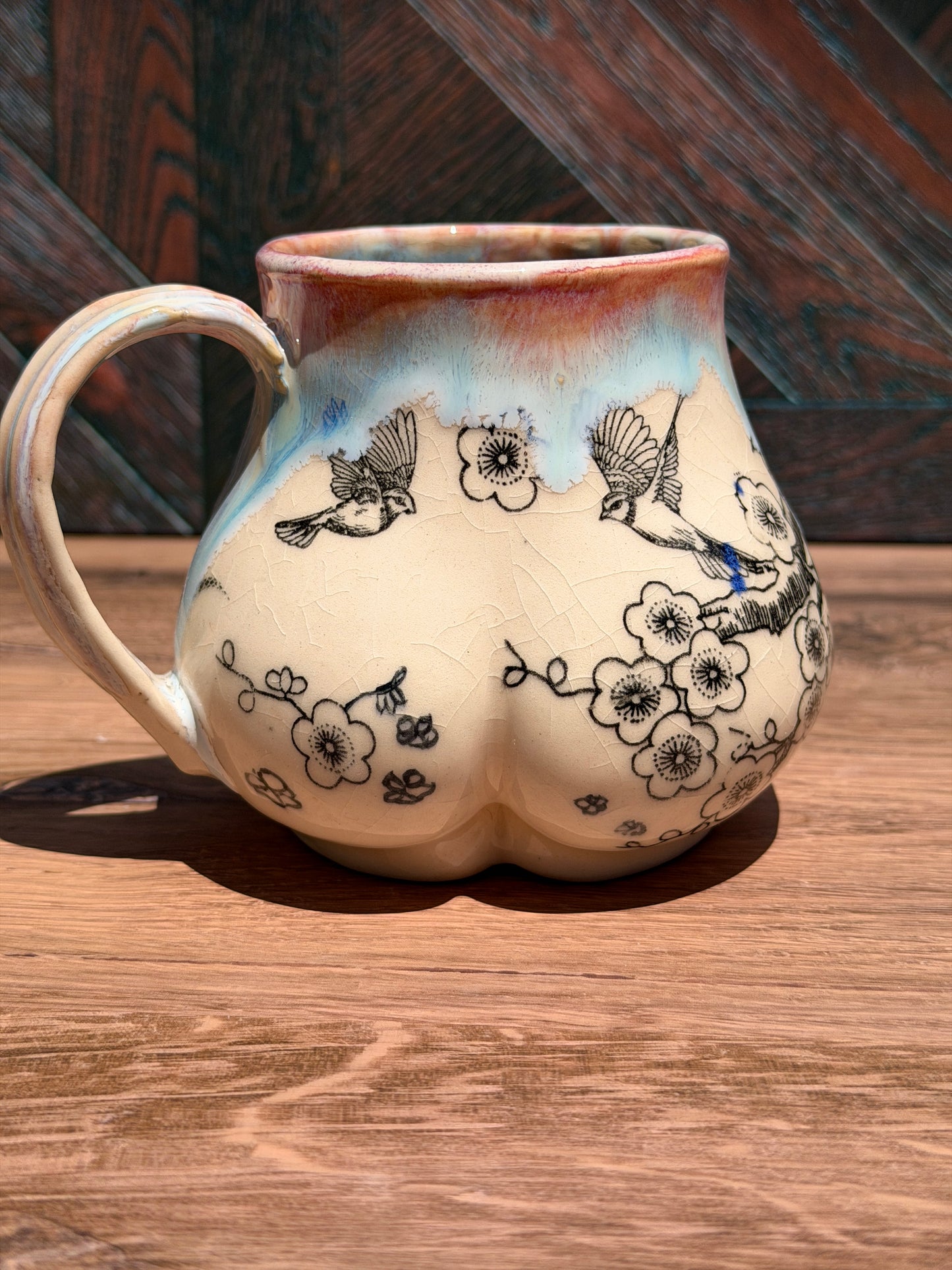 Cherry Blossom Butt Mug No. 5