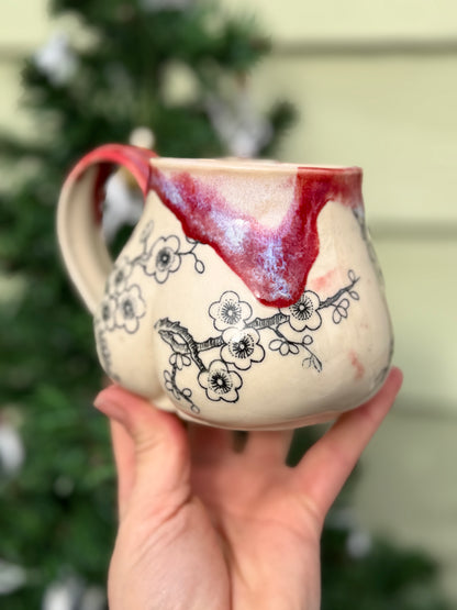 Cherry Blossom Butt Mug No. 3