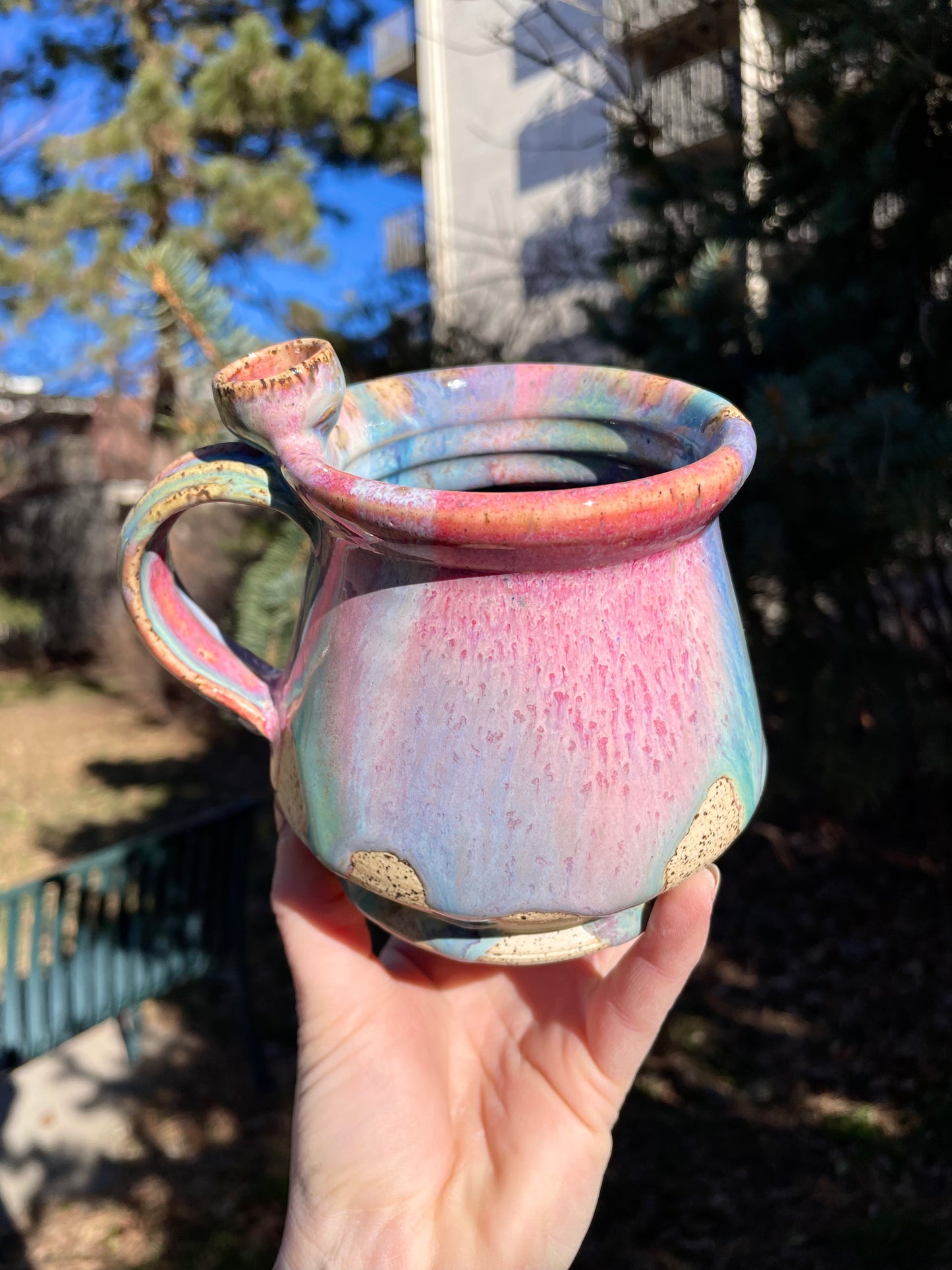 Naked Rainbow Smoking Mug