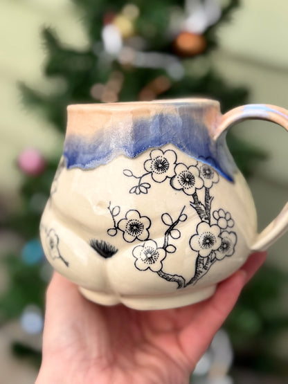 Cherry Blossom Butt Mug