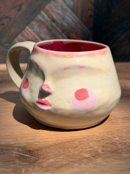 Painted Face Mug No. 17