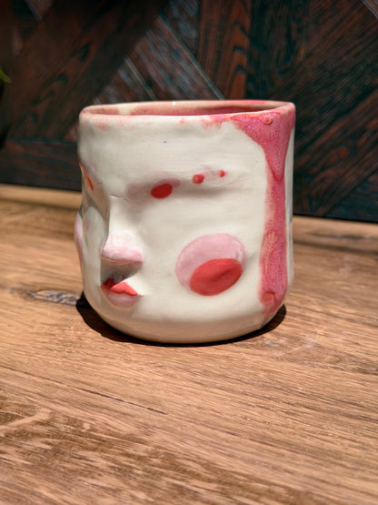 Painted Face Planter No. 6