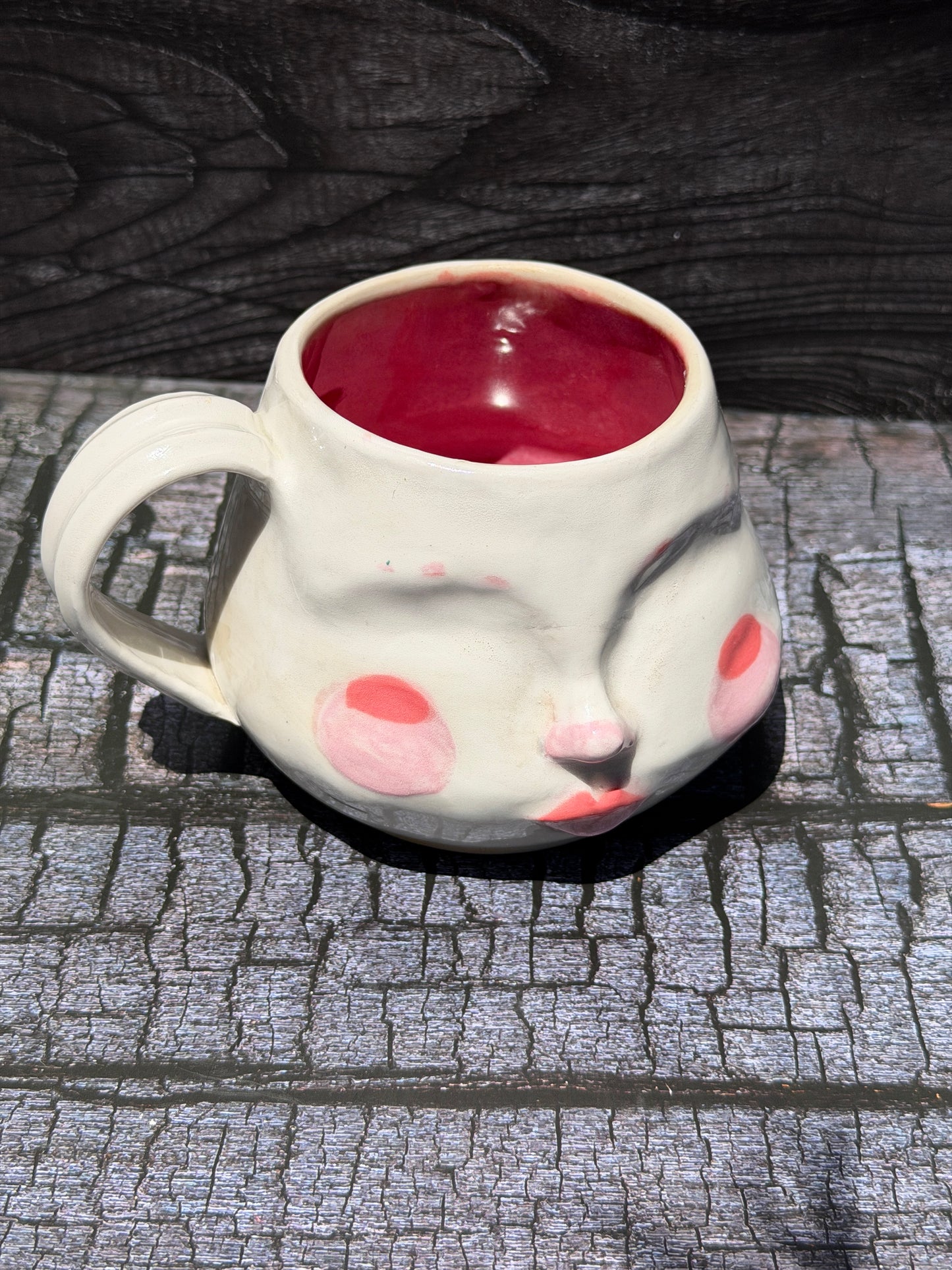 Painted Face Mug