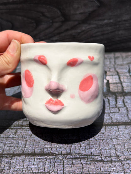 Painted Face Planter