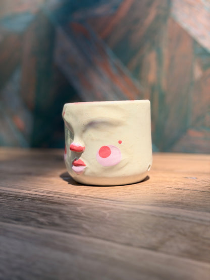 Painted Face Planter No. 8