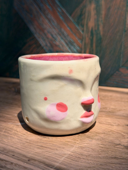 Painted Face Planter No. 8