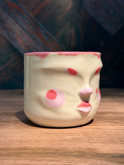 Painted Face Planter No. 12