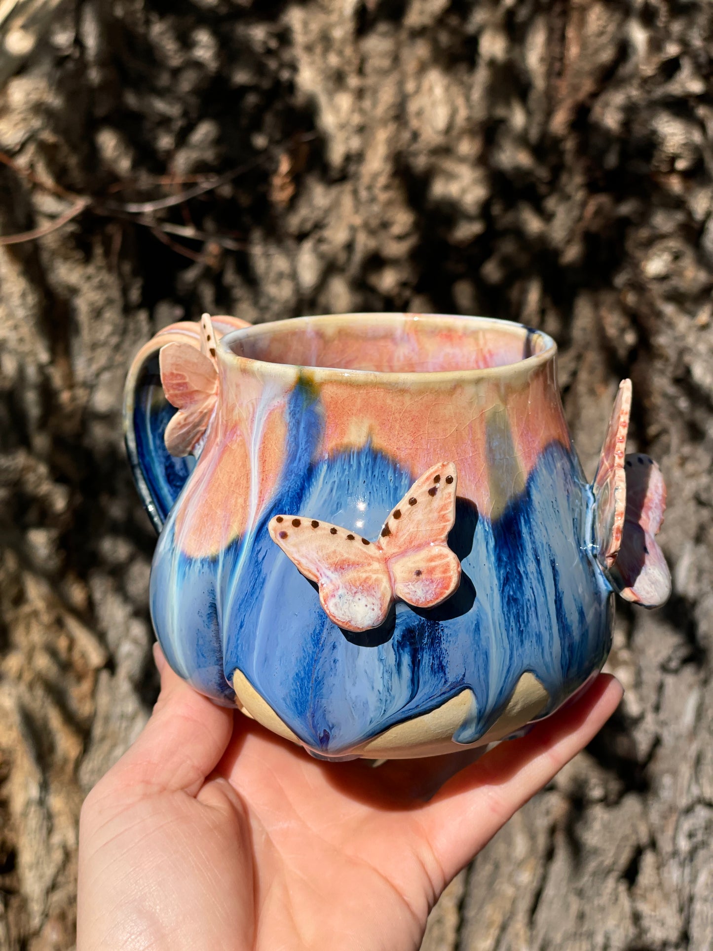 Pastel Goth Butterfly Butt Mug