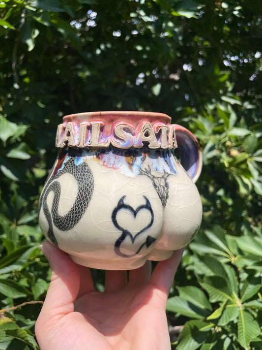 Hail Satan Butt Mug