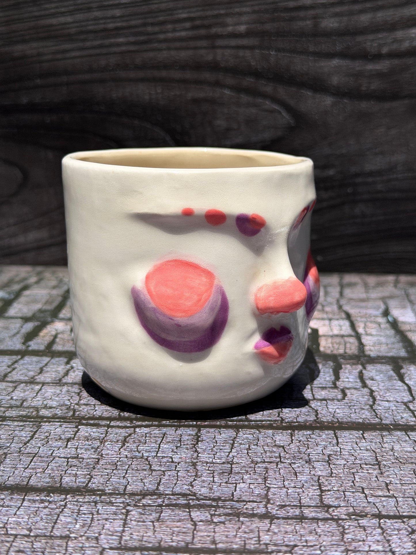 Painted Face Planter No. 4
