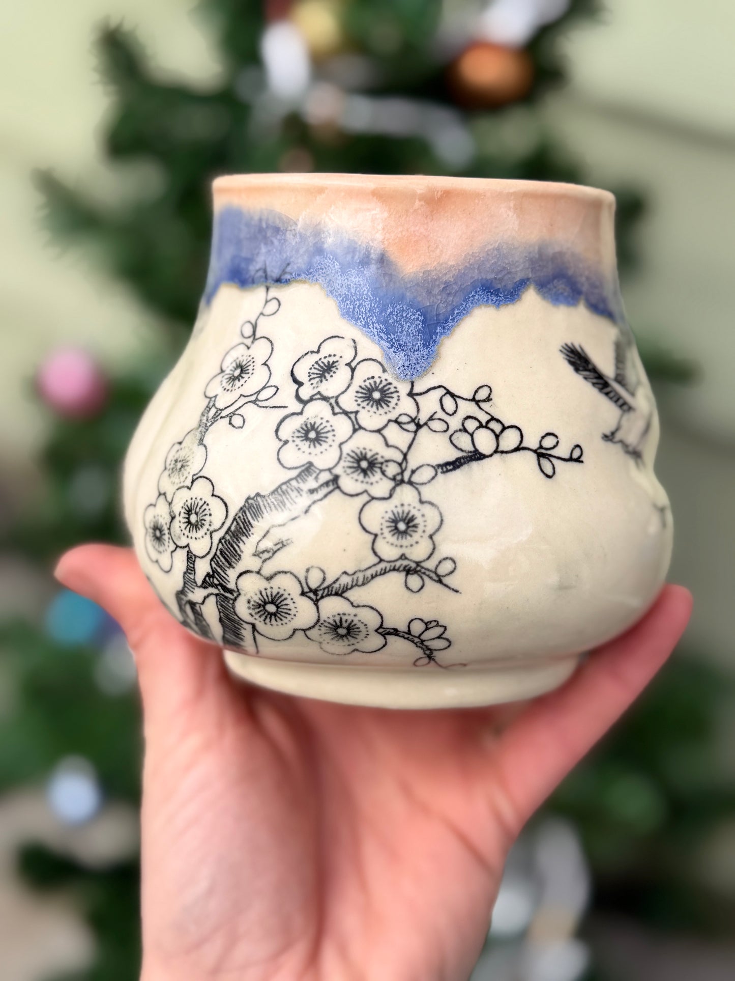 Cherry Blossom Butt Mug