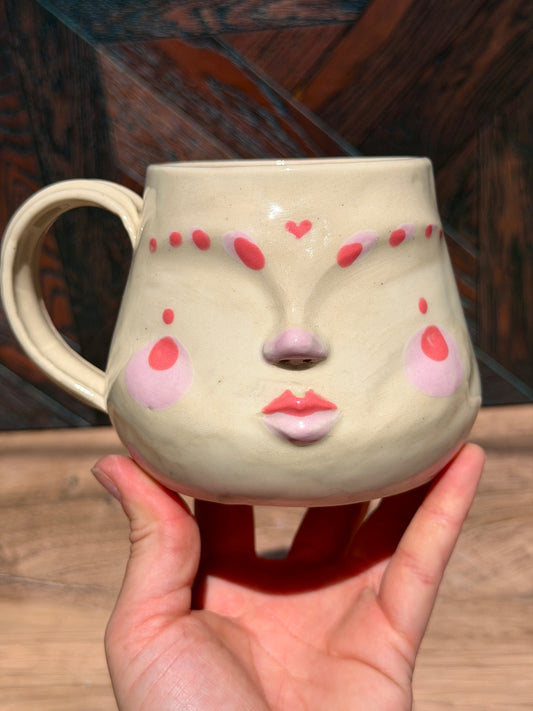 Painted Face Mug No. 11