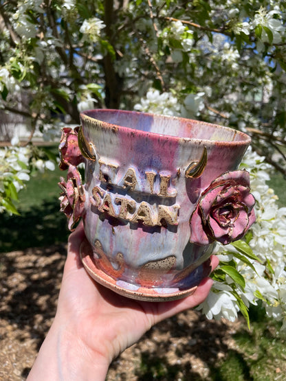 Hail Satan Rose Planter