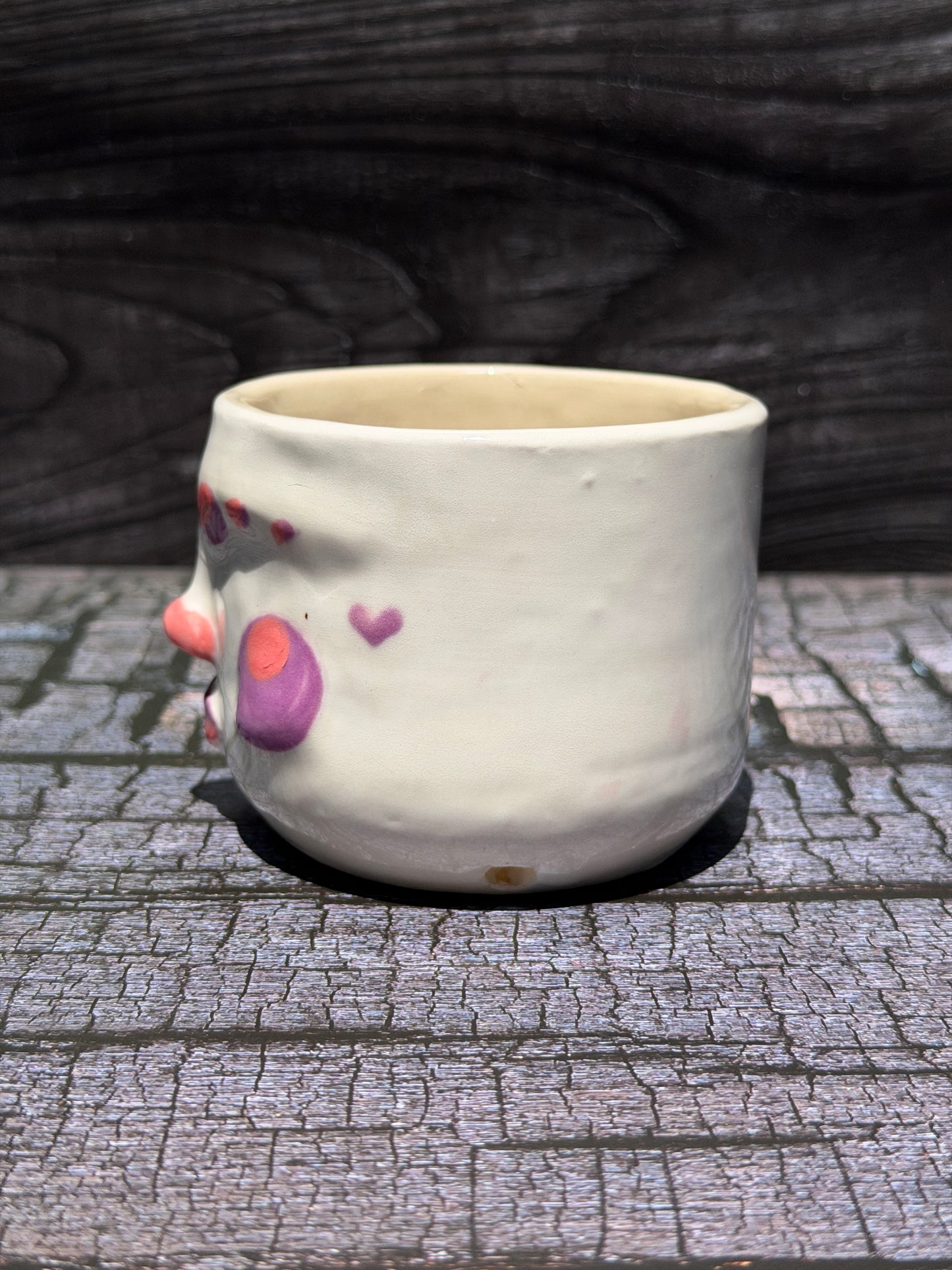 Painted Face Planter No. 3
