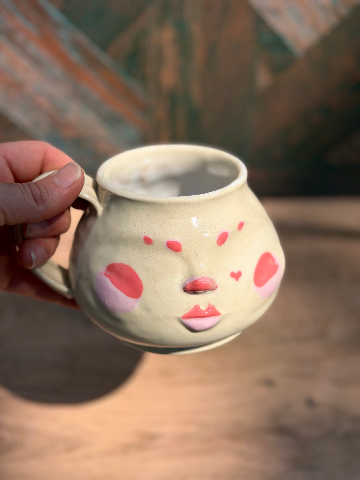 Painted Face Mug No. 16