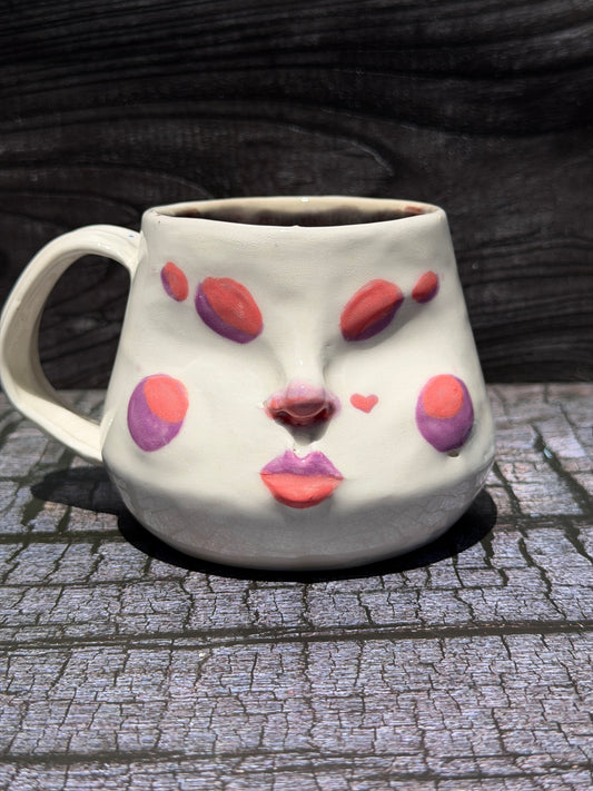 Painted Face Mug No. 3