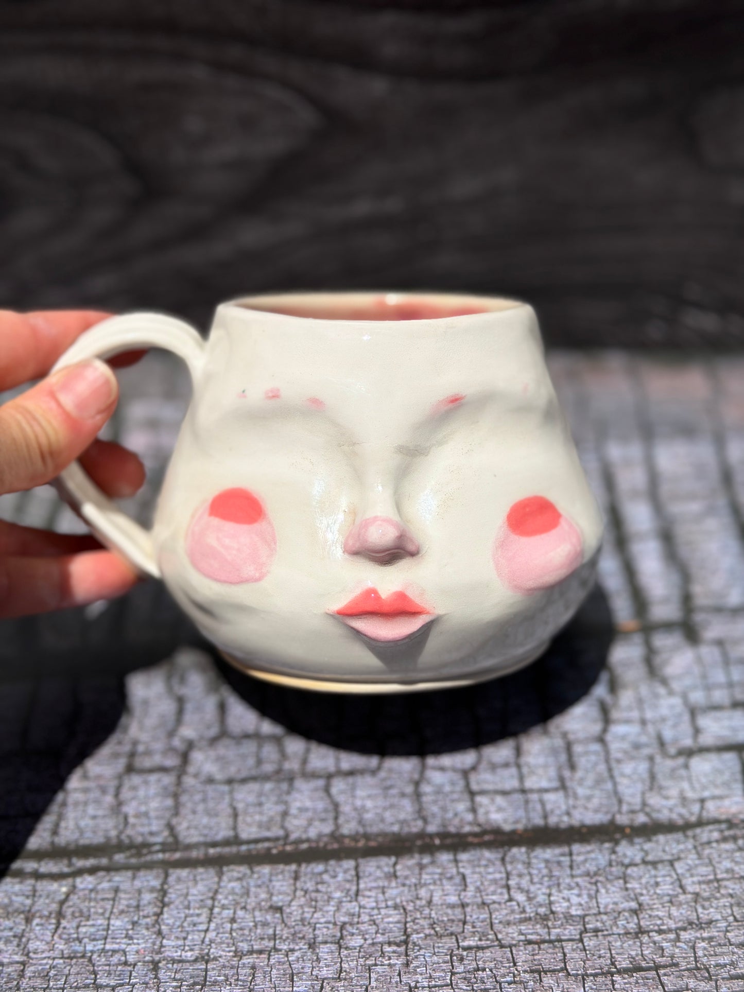 Painted Face Mug