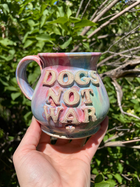 Dogs Not War Mug
