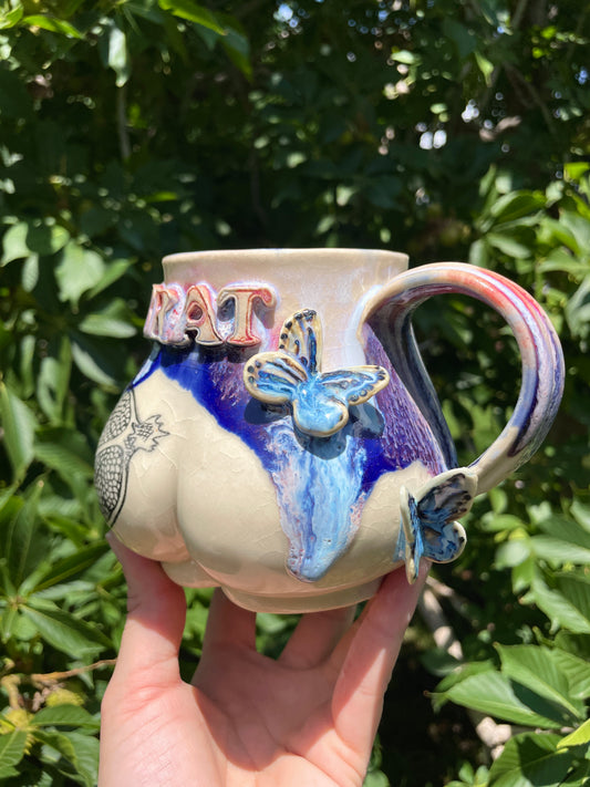 Brat Butterfly Mug