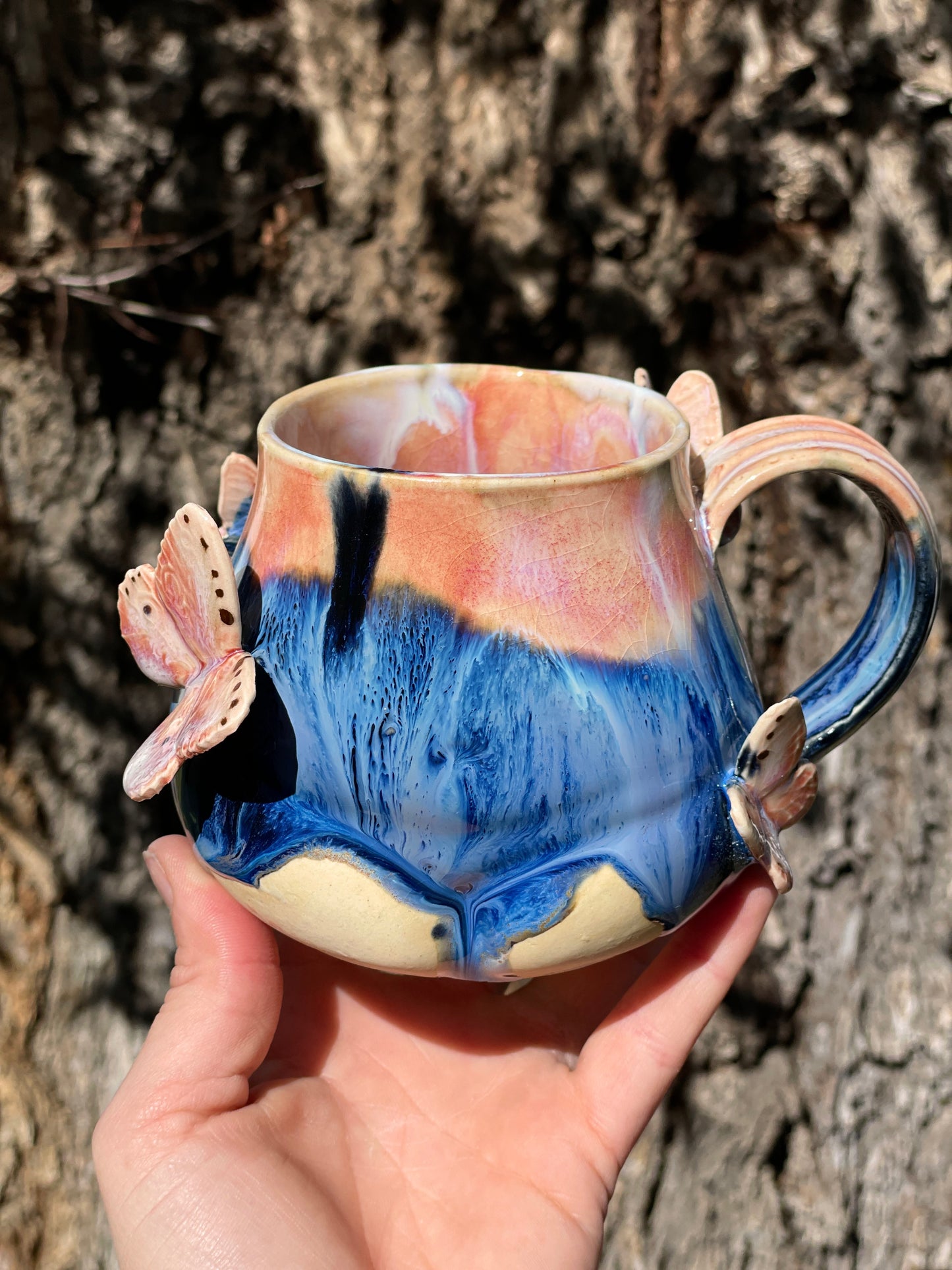 Pastel Goth Butterfly Butt Mug