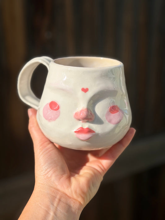 Painted Face Mug No. 5