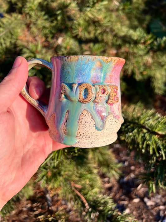 Nope Rainbow Mug